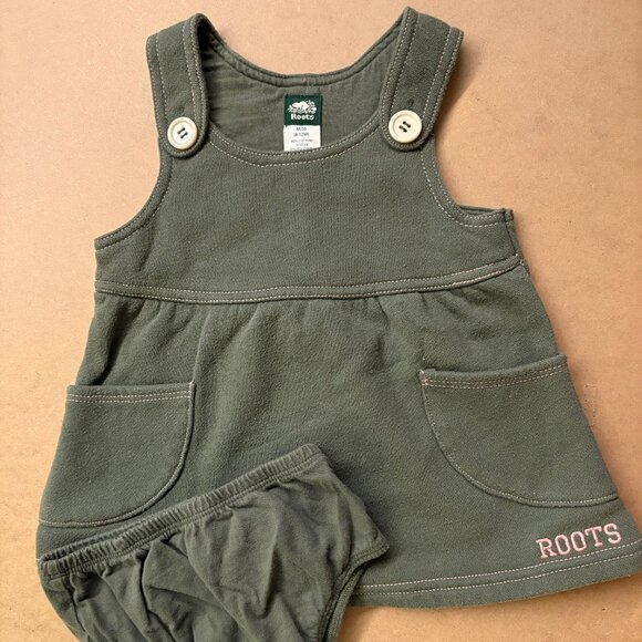 Robe + culotte Roots vertes - Picture 1 of 3